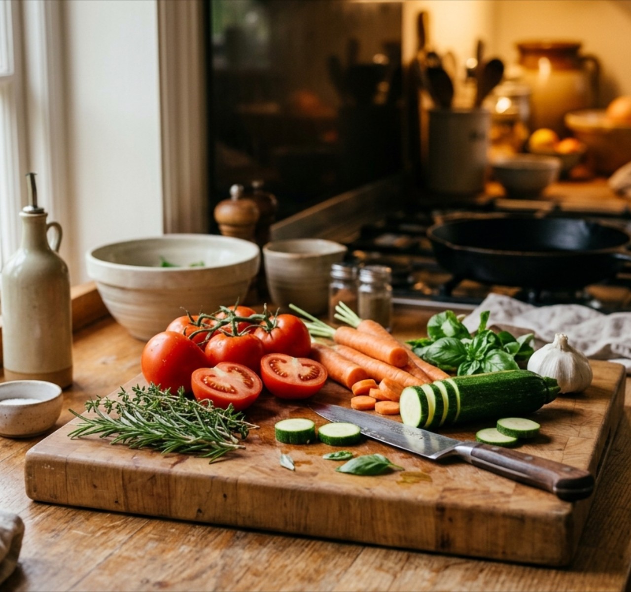 Уютная домашняя кухня